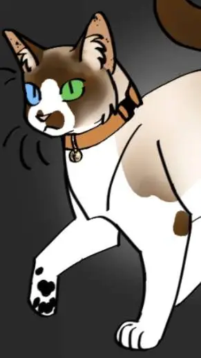 ai character: puke the cat  background