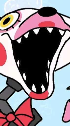 ai character: mangle x foxy xd background