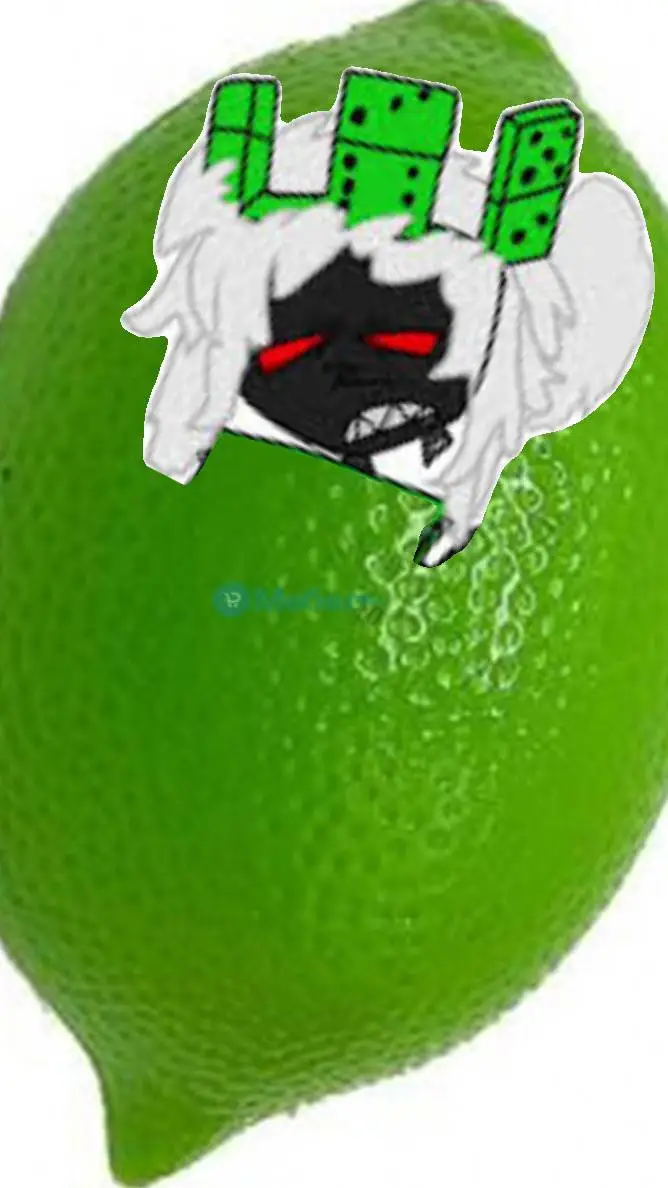 ai character: 1x lime background