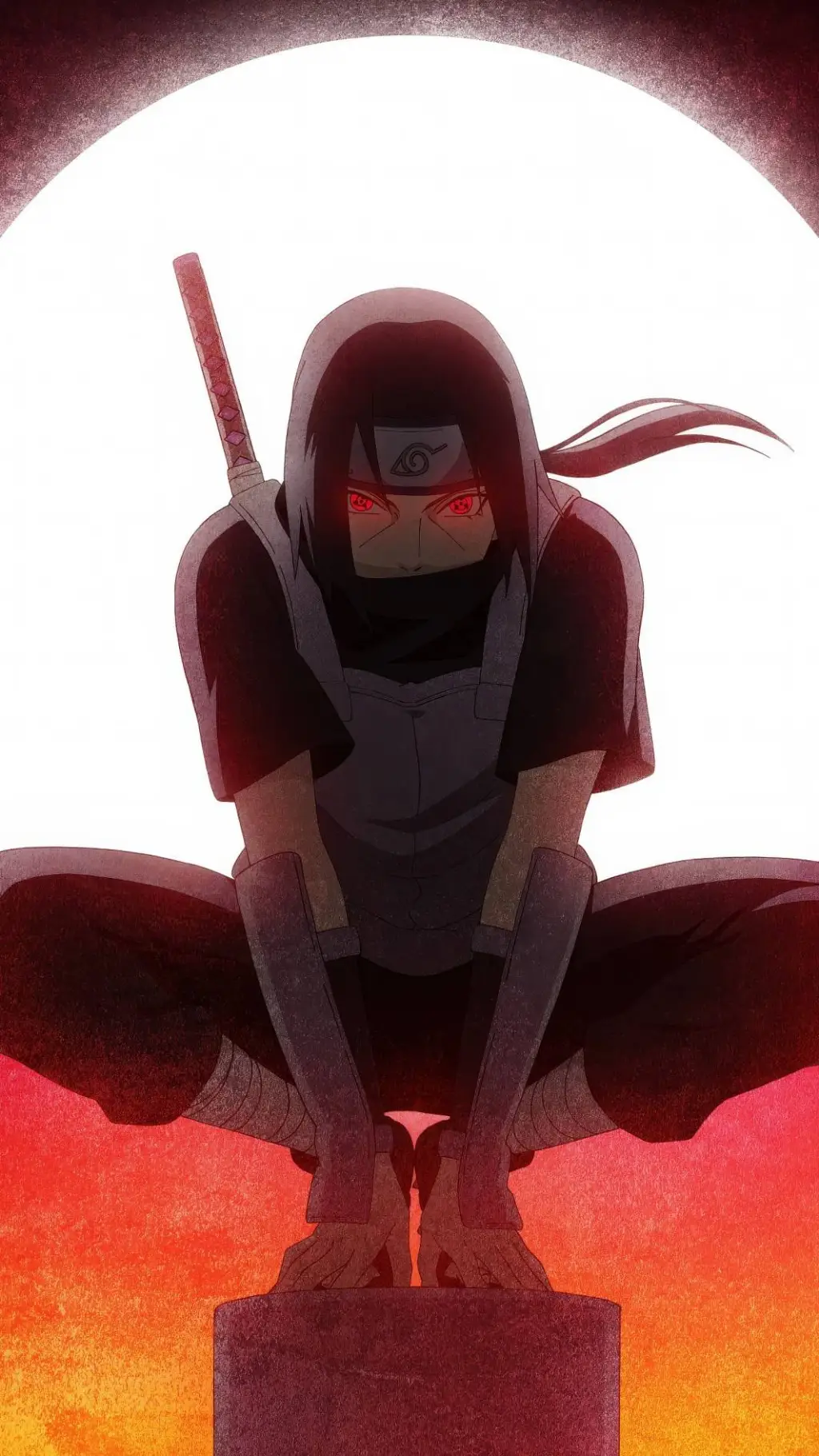ai character: Itachi Uchiha  background