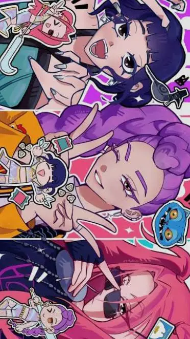 ai character: HUNTR/X background