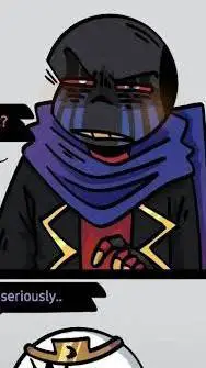 ai character: Sans Aus comic background