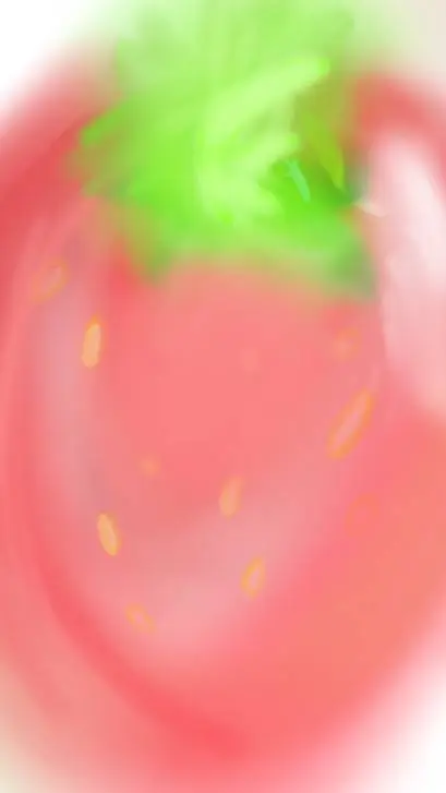 ai character: strawberry :3 background