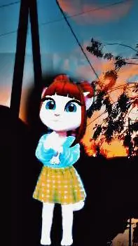 ai character: Анджела  background