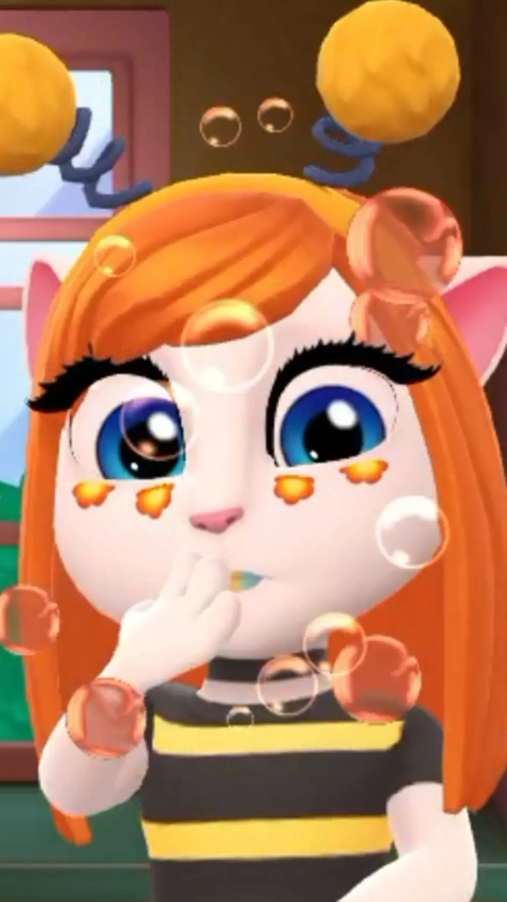 ai character: Аngela,2 background