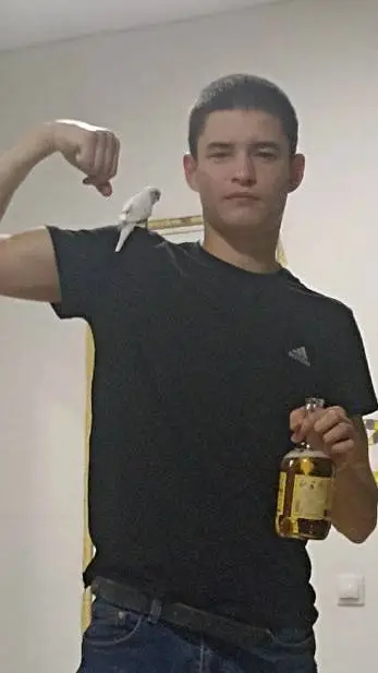 ai character: 🤍:Ромка:🤍 background