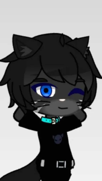 ai character: котик<🖤 background