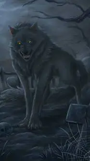 ai character: волк background