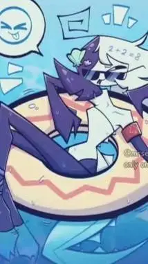 ai character: fpe Dovey piscina background