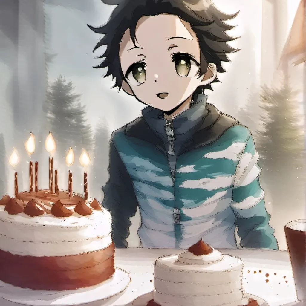 chat with ai character: Tanjiro b-day