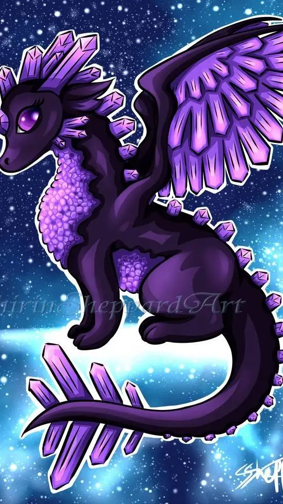 ai character: crystal  background