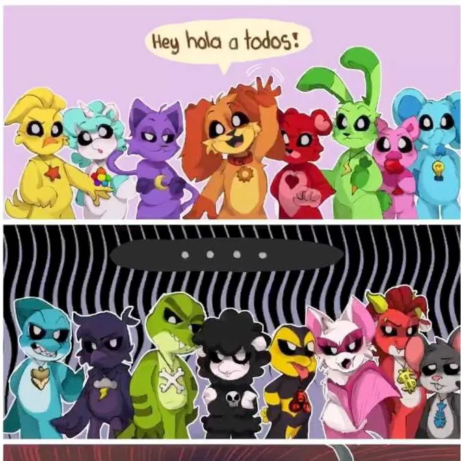 chat with ai character: criaturas sonrient