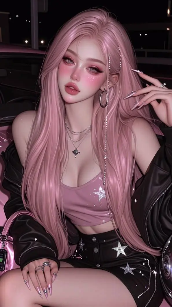 ai character: Ayame  background