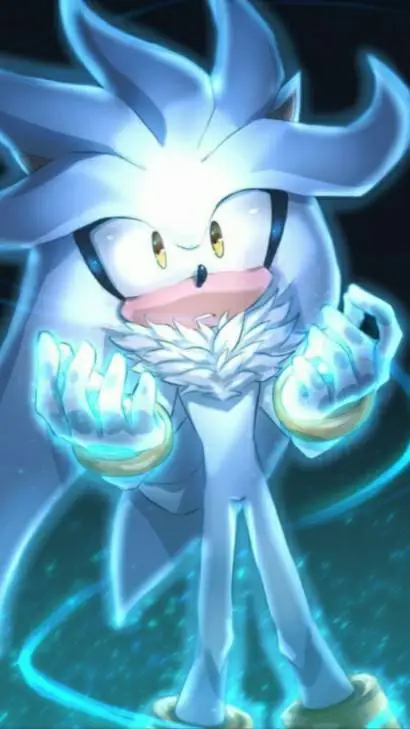 ai character: 《•》|Silver|《•》 background