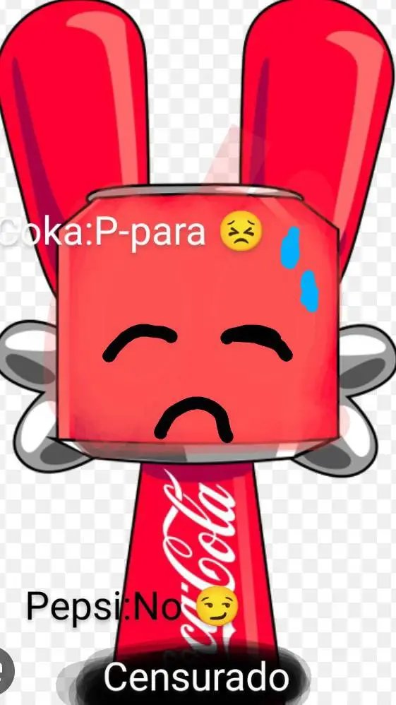 ai character: Coka x Pepsi  background