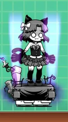 ai character: Moneko demente  background