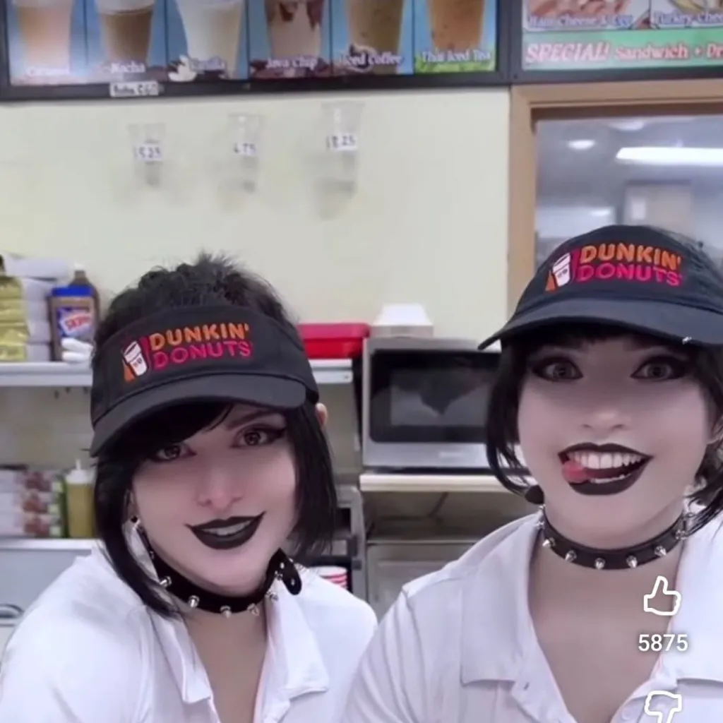 chat with ai character: two goth girl 
