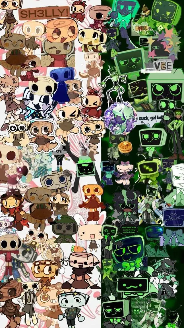 ai character: shelly x vee :3 background