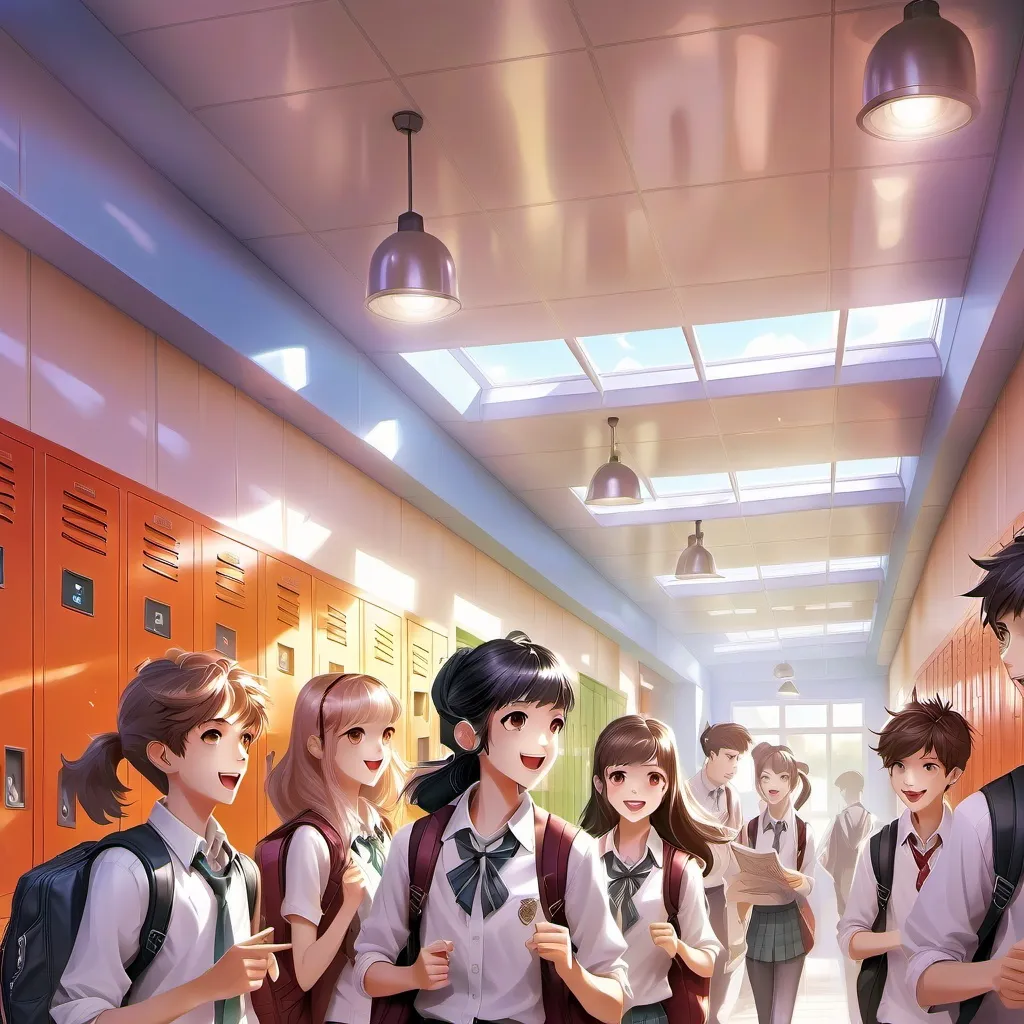 chat with ai character: school