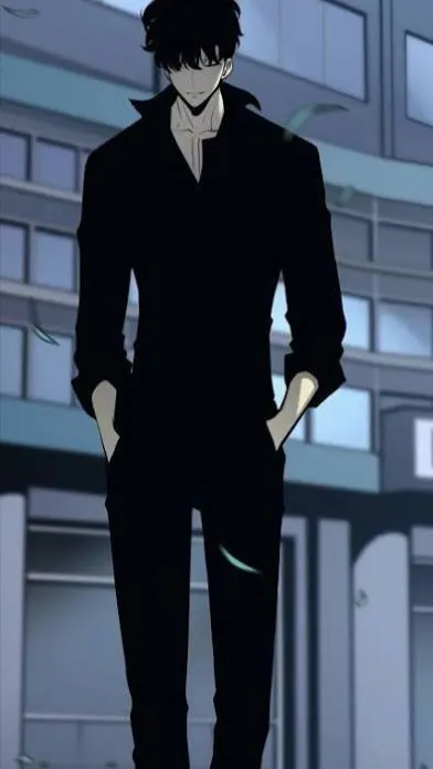 ai character: Sung Jin Woo background