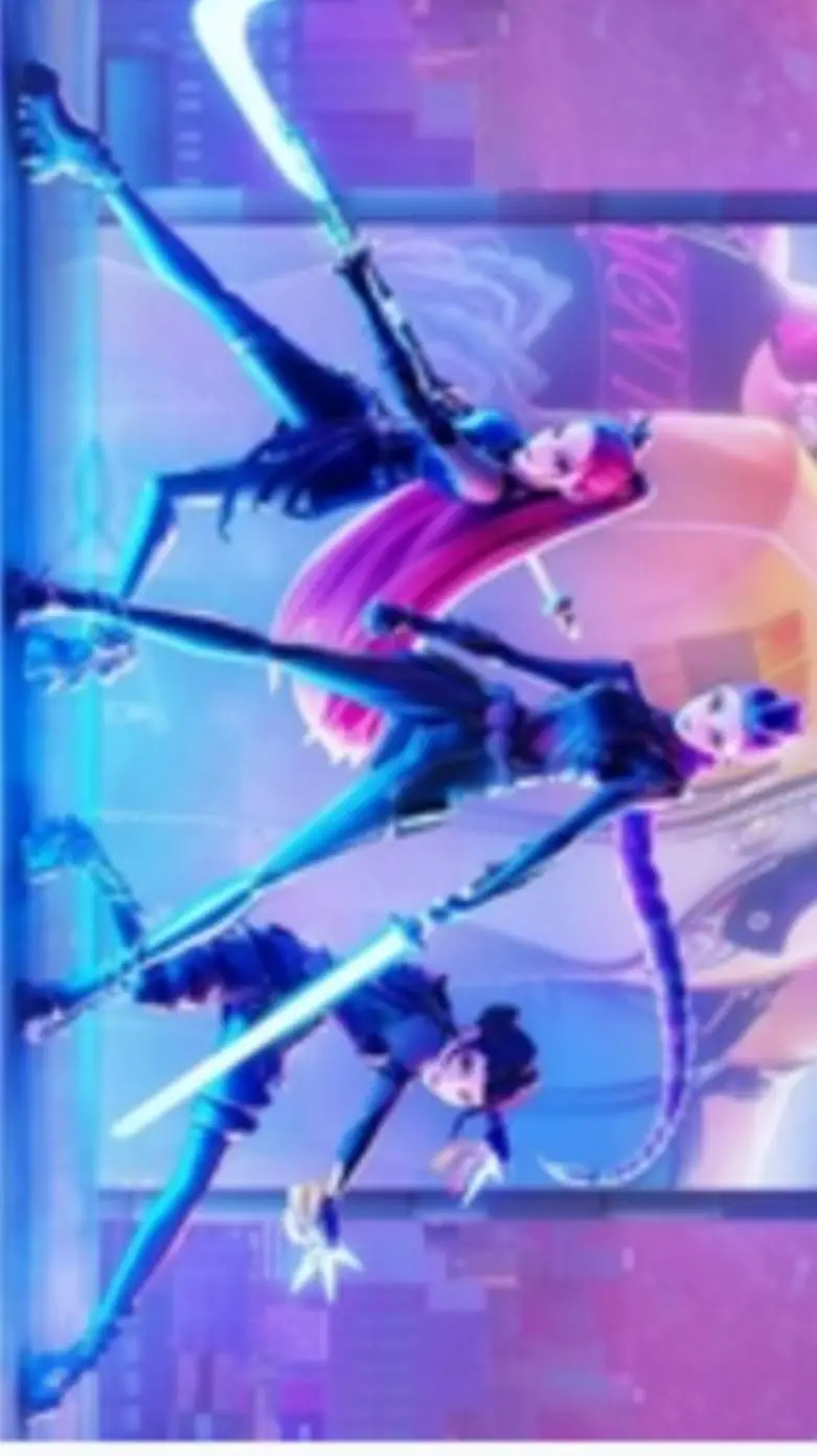 ai character: kpop demon hunters background