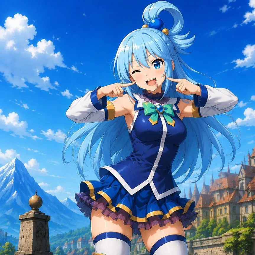 chat with ai character: Aqua