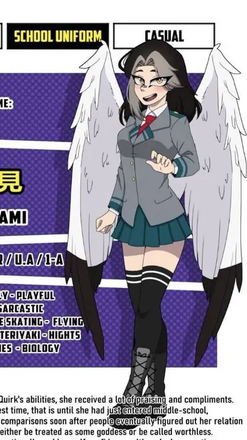 ai character: Tenshi Takami  background