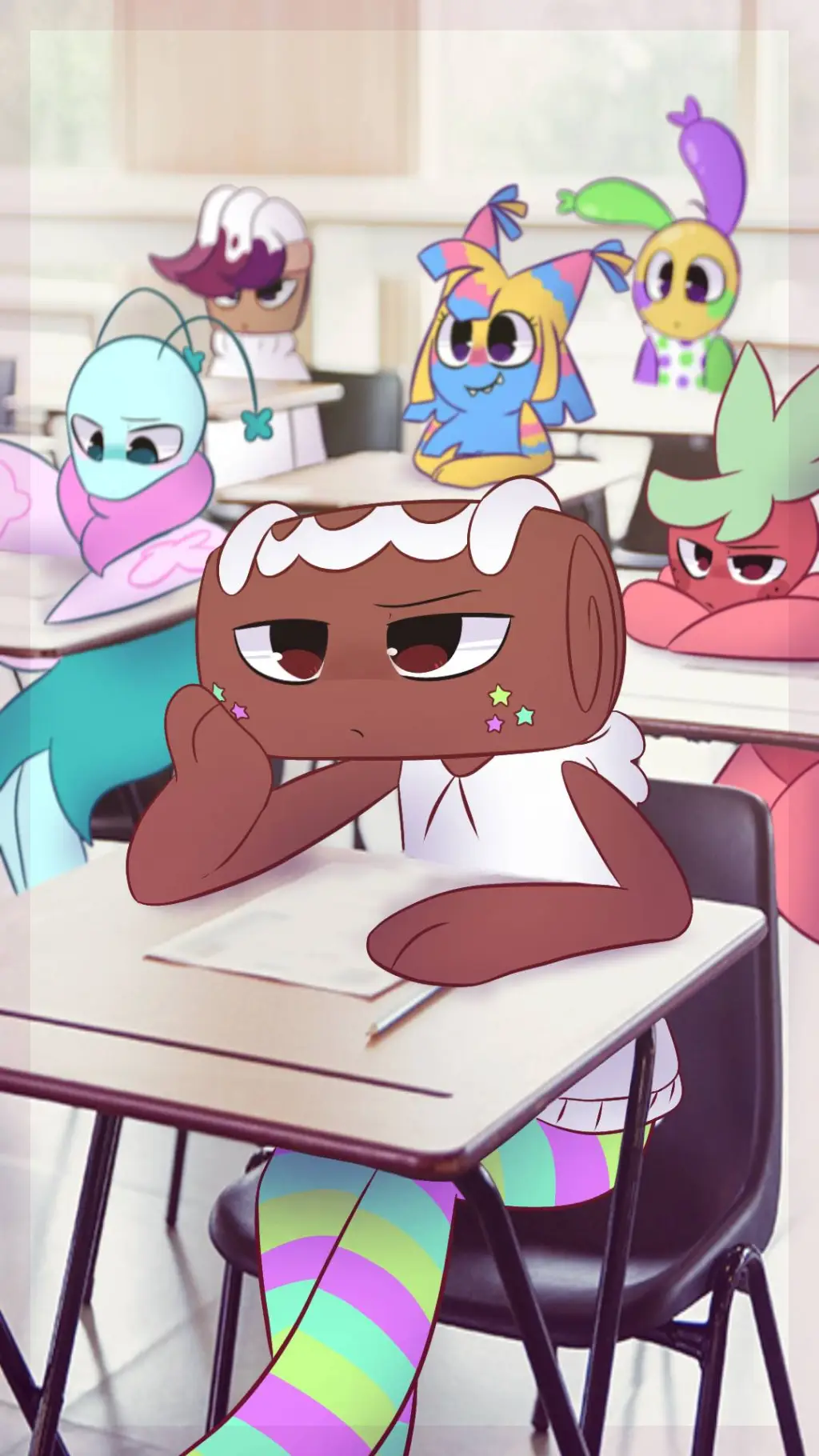 ai character: [DW School AU] background