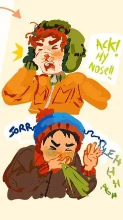 ai character: Style<3 South Park background