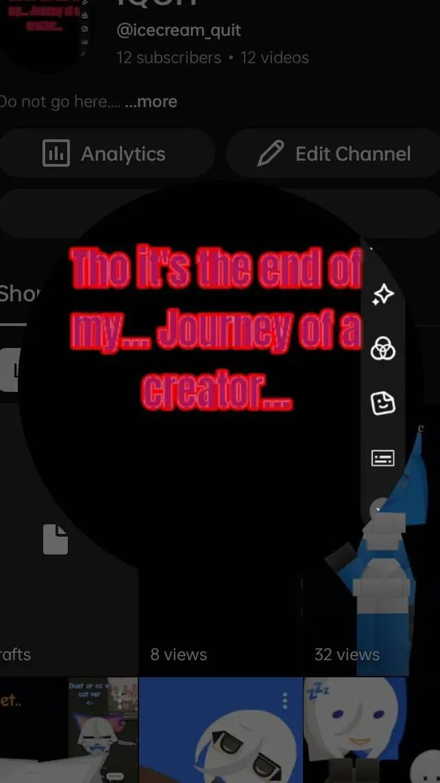 ai character: are u ok icey? ... background
