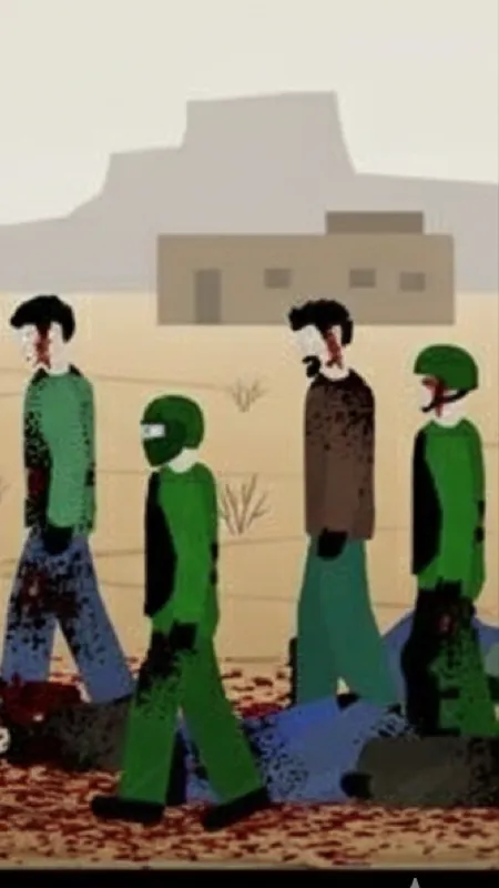 ai character: Sprunki FZ Zombie background