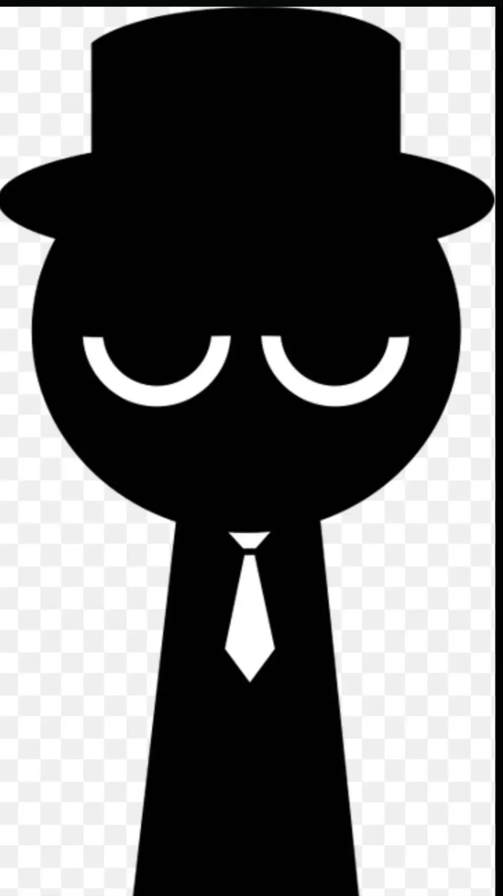 ai character: Bkack  background