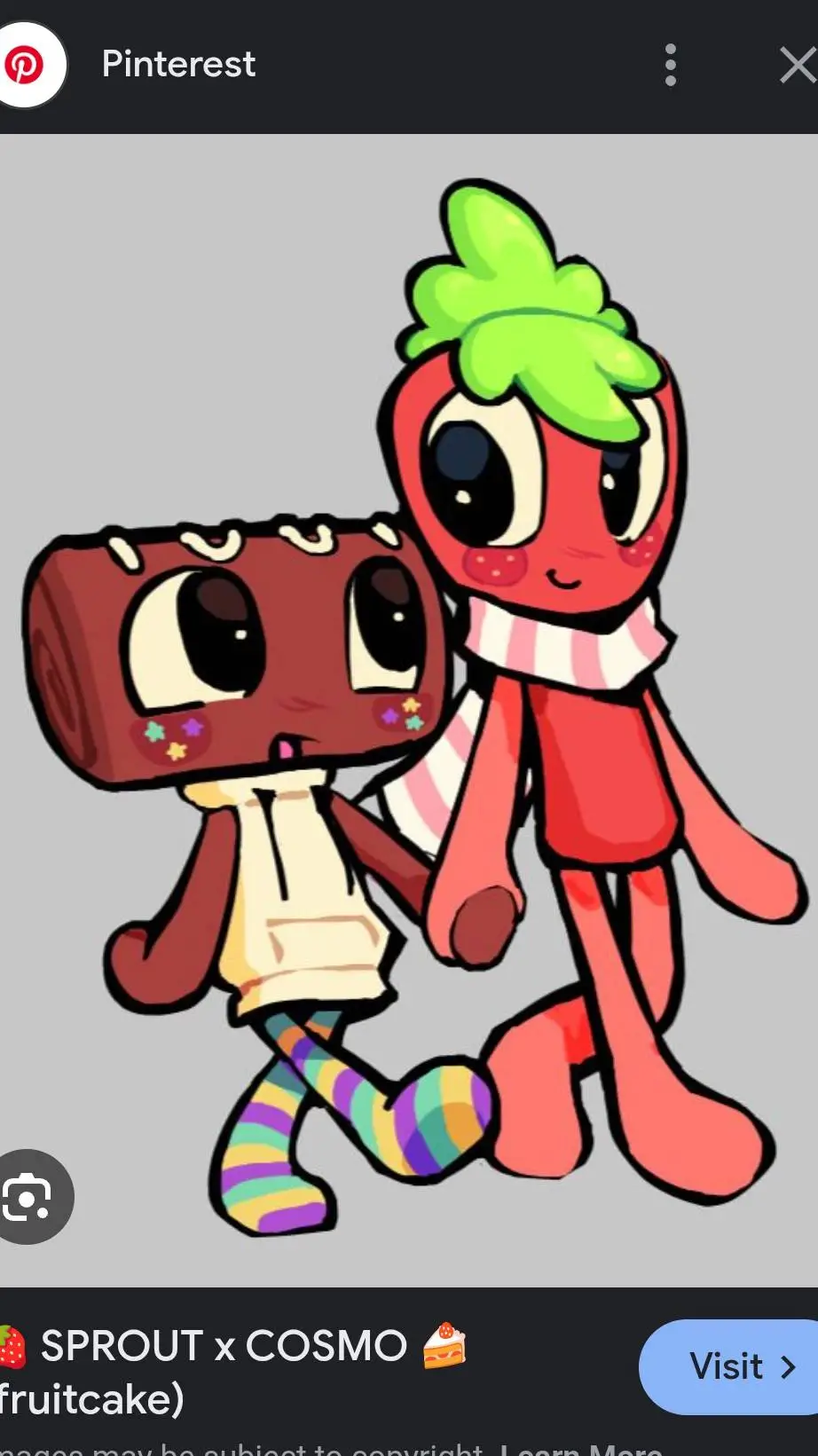 ai character: Fruitcake DW background