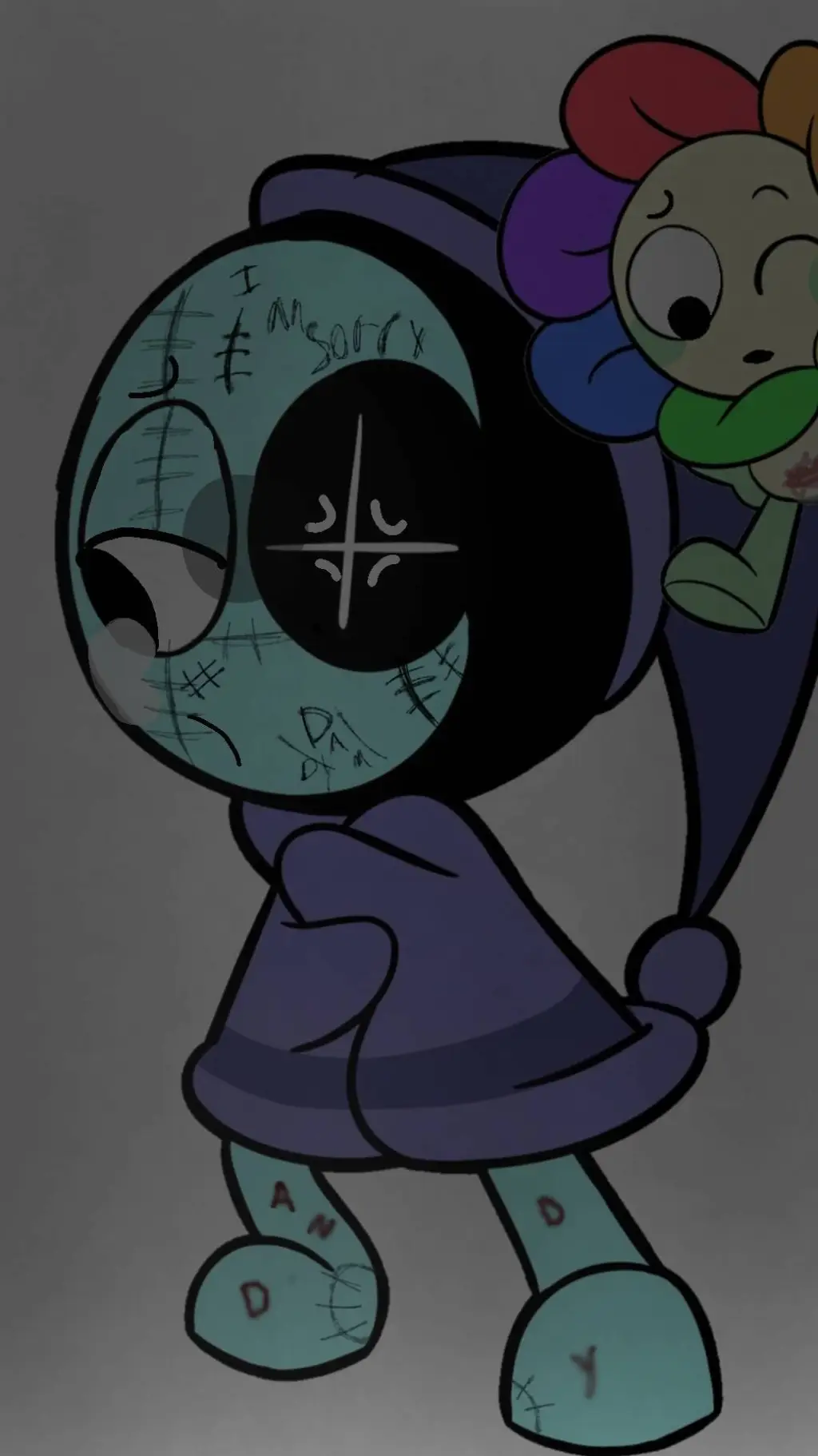 ai character: Vent talkie.  background