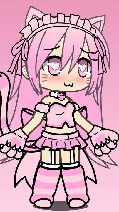 ai character: Gacha heat remake background