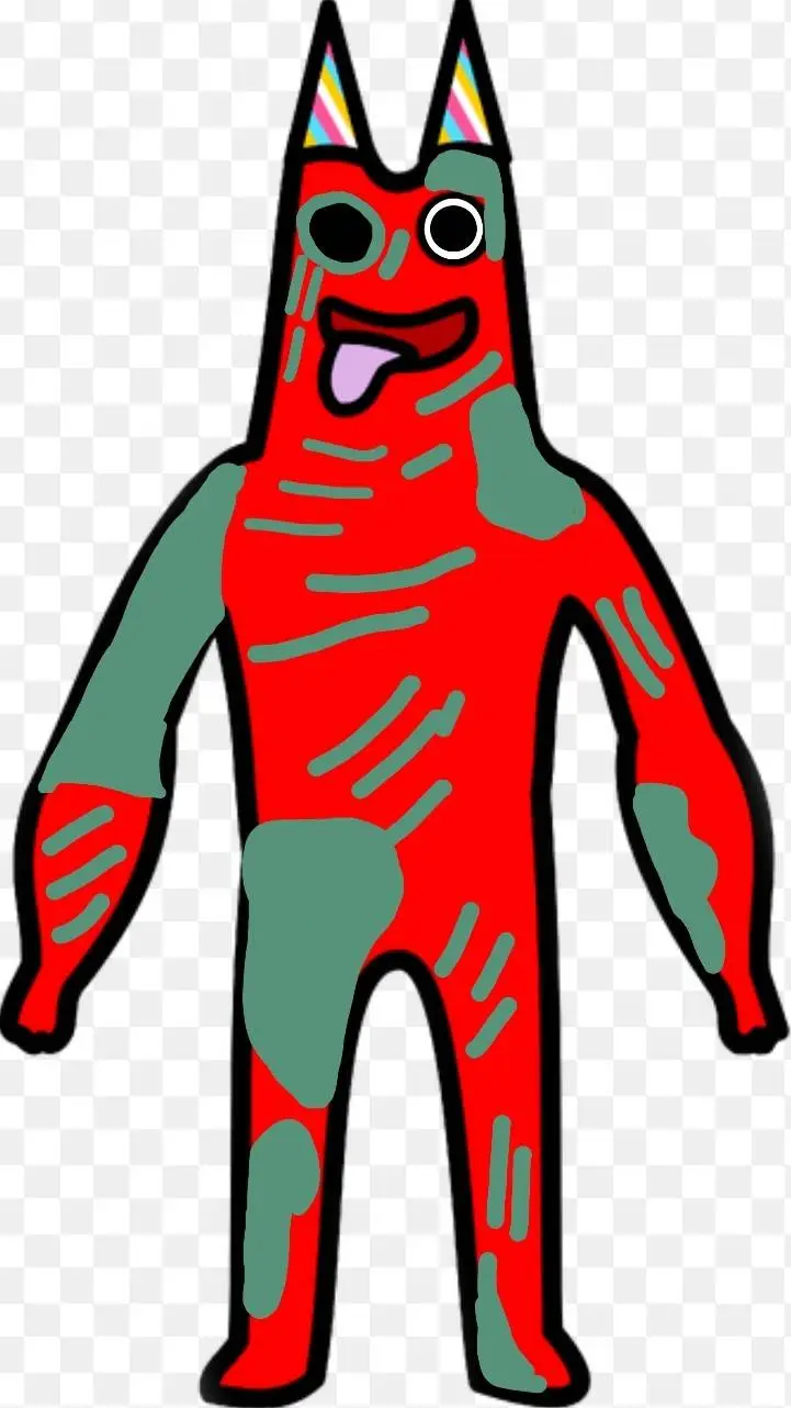 ai character: banban herido  background