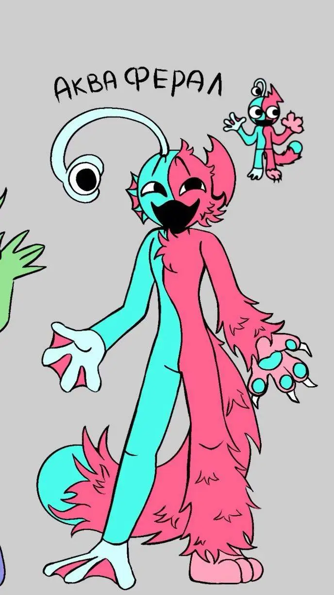 ai character: AquaFeral  background