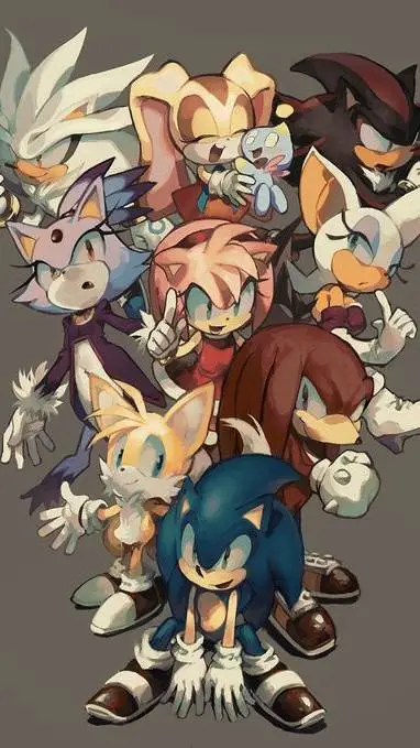 ai character: Sonic y sus amigos background