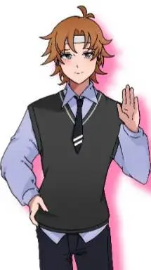 ai character: Hyuuga Mitsuka  background