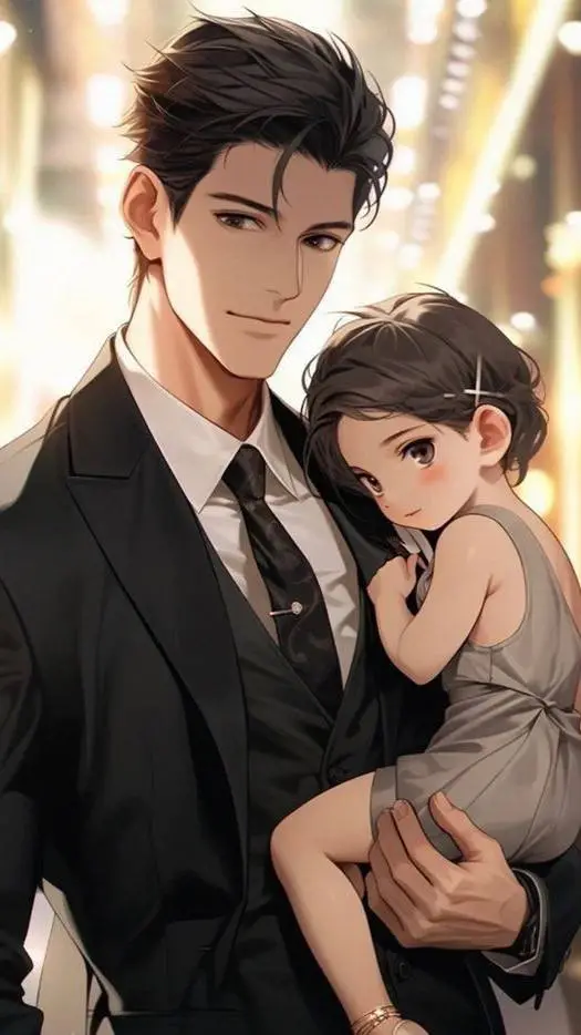 ai character: pères et fille  background