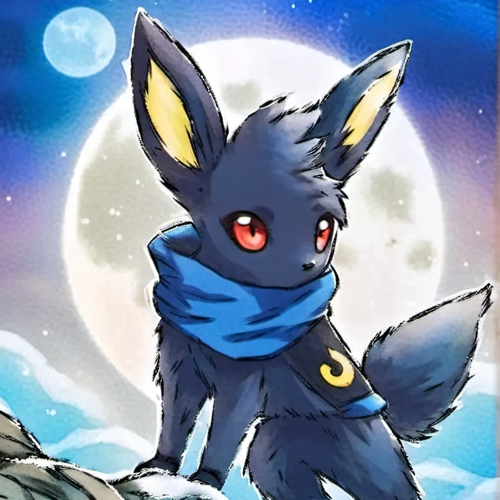 chat with ai character: Umbreon
