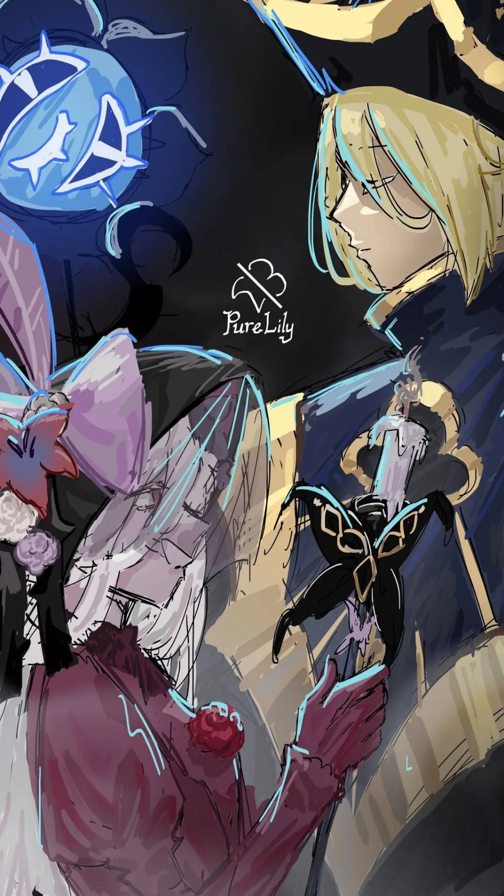 ai character: ❀purelily❀ background