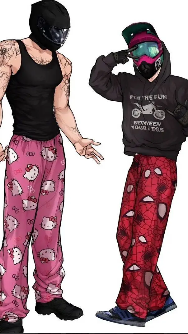 ai character: Biker friends~ background