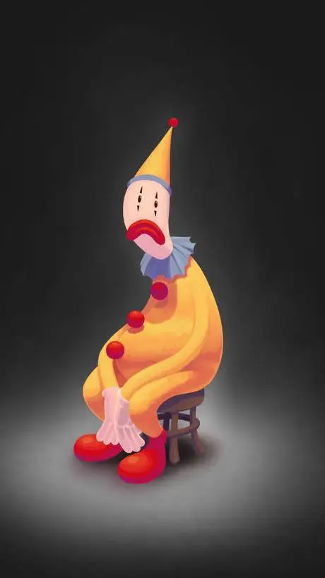 ai character: kaufmo 🎪🤡 background