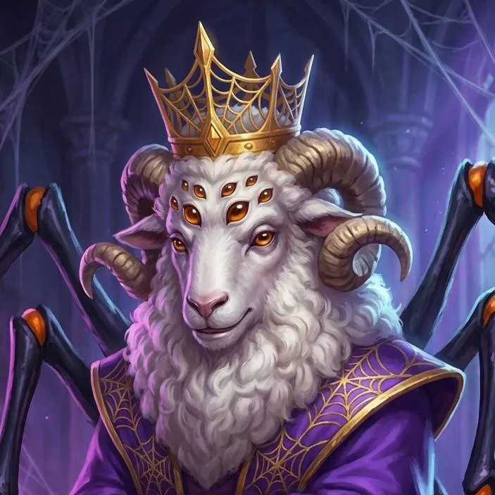 chat with ai character: el rey oveja araña