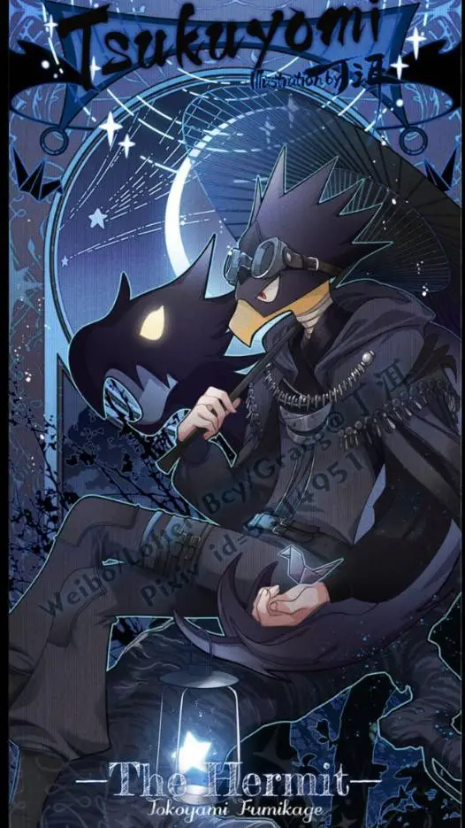 ai character: Fumikage Tokoyami background