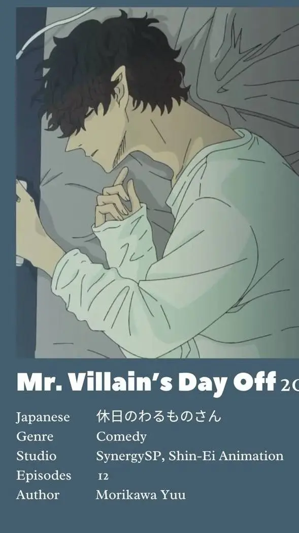 ai character: Mr.villains dayoff background