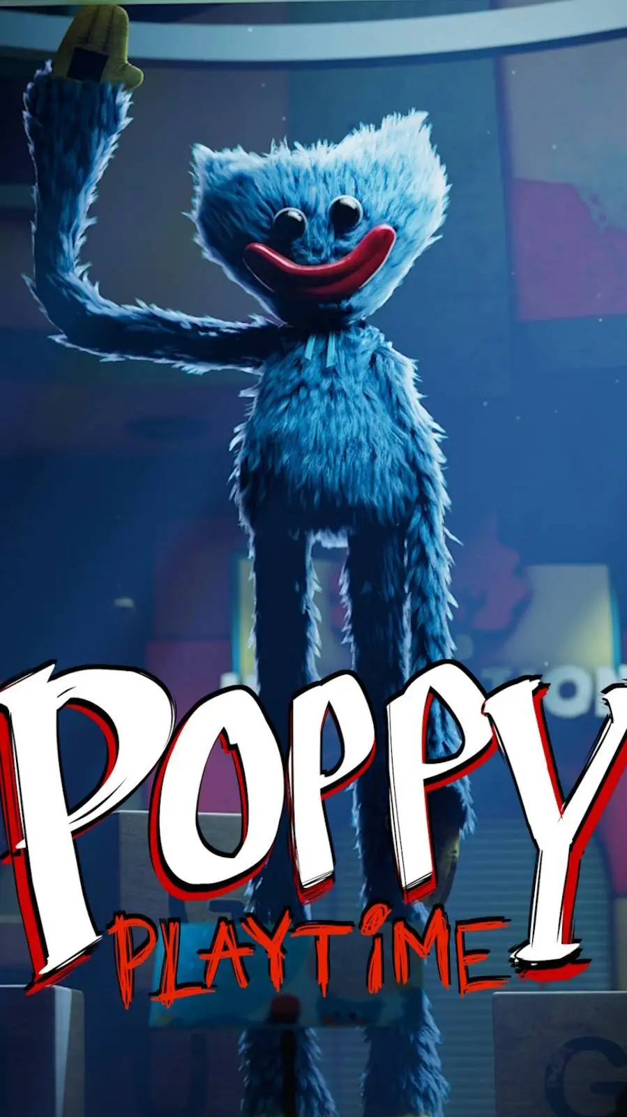 ai character: Poppy Playtime background