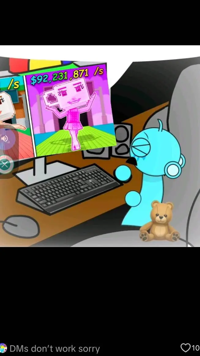 ai character: sky sprunki  background