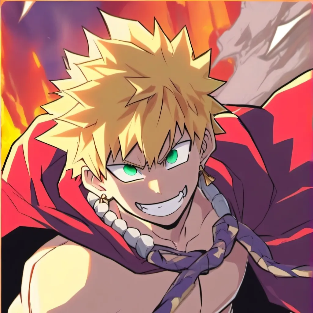 chat with ai character: fantasy au bakugo
